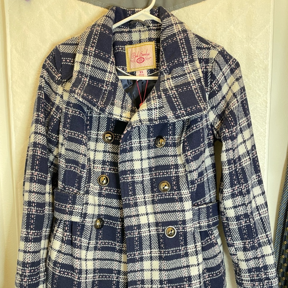 Women's pea coat by Pink Envelope. Brand new with tag on.